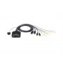 Aten | USB DisplayPort Cable with Remote Port Selector | CS22DP | 2-Port KVM Switch - 2